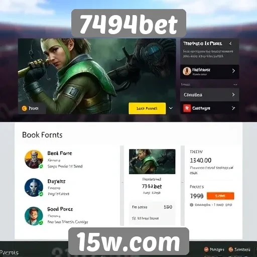 Impressões sobre a interface do usuário do 7494bet