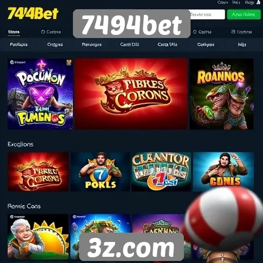 Avaliação das opções de jogos no 7494bet